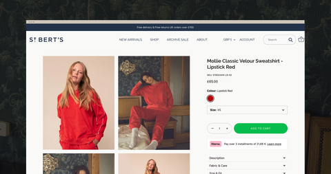 shopify website design