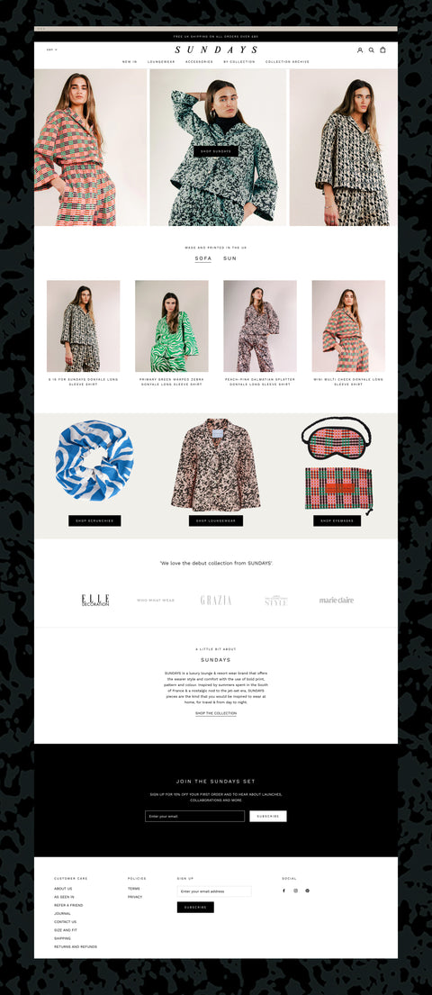 shopify website design
